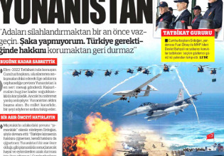 Τουρκικά ΜΜΕ: «Σκληρό μήνυμα στην Ελλάδα στη γλώσσα που καταλαβαίνει»