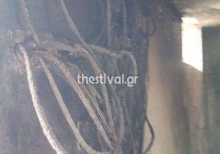 Θεσσαλονίκη: Κεραυνός χτύπησε πολυκατοικία και έπιασε φωτιά