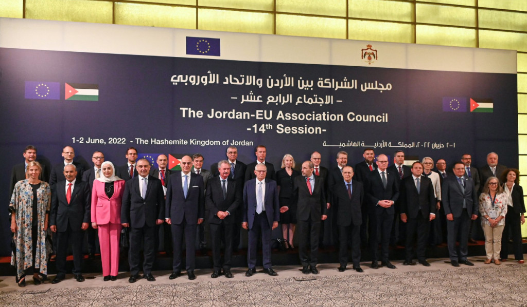 Στο Συμβούλιο Σύνδεσης ΕΕ και Ιορδανίας ο Δένδιας – Συνάντηση με το βασιλιά Αμπντάλα