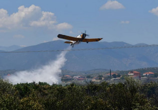 Φωτιά στην Αργολίδα – Επιχειρούν επίγειες και εναέριες δυνάμεις