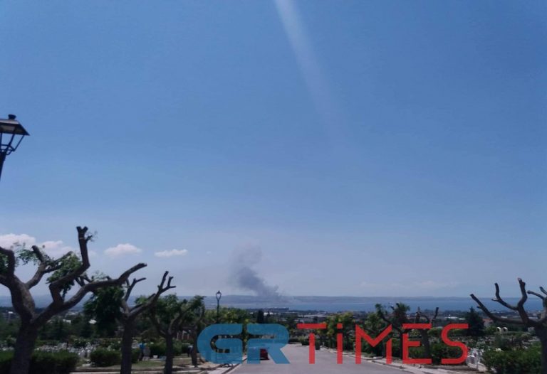 Θεσσαλονίκη: Φωτιά σε ξερά χόρτα στην Περαία