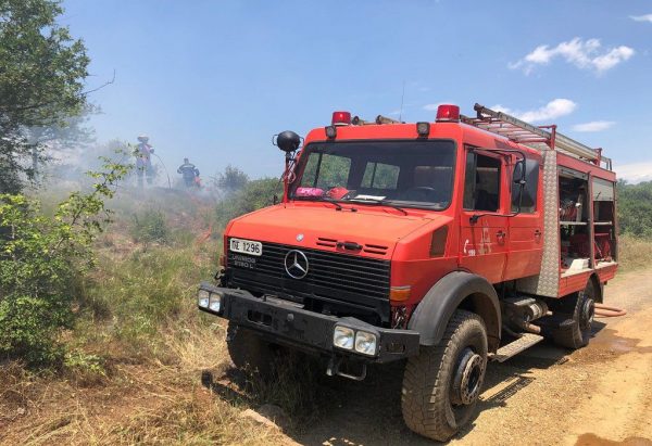 Ροδόπη: Φωτιά σε αγροτική περιοχή κοντά στην Ξυλαγανή