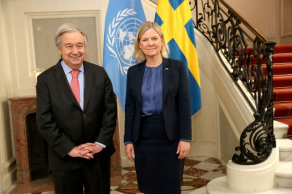 Σουηδή πρωθυπουργός: Συνεχίζουμε το διάλογο με την Τουρκία για την ένταξη στο ΝΑΤΟ