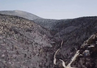 Φωτιά σε Βούλα και Βάρη: Αποκαρδιωτικές εικόνες από τον Υμηττό – Συγκλονιστικό βίντεο από drone