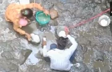 Ινδία: Στο έλεος της ξηρασίας – Βίντεο δείχνει γυναίκα να ρισκάρει τη ζωή της για λίγο νερό