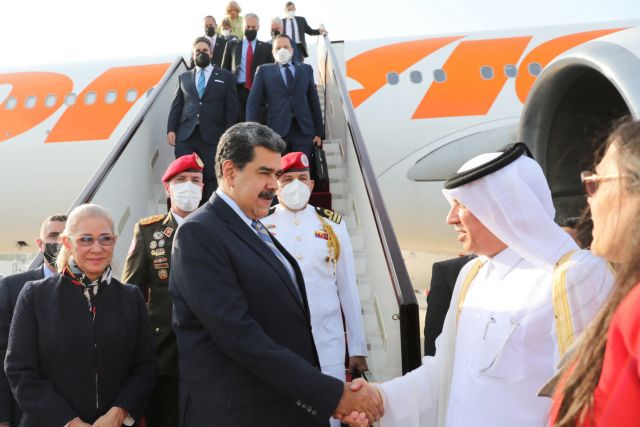 Κατάρ: Ο πρόεδρος της Βενεζουέλας πραγματοποιεί αιφνιδιαστική επίσκεψη στη Ντόχα