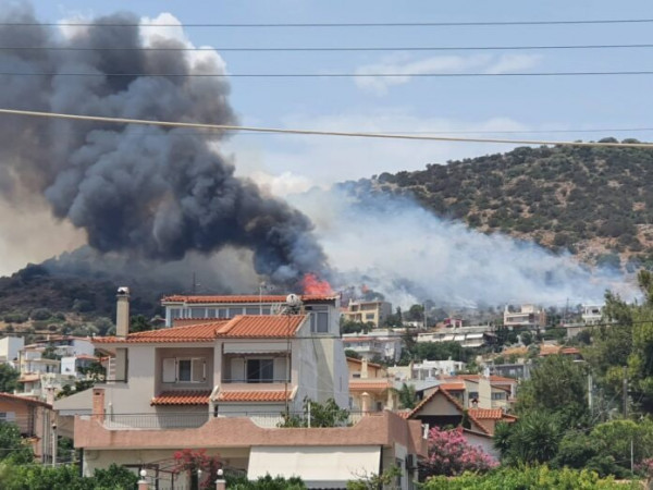 Δήμαρχος Αρτέμιδας για τη φωτιά: Εξετάζουμε το ενδεχόμενο εμπρησμού