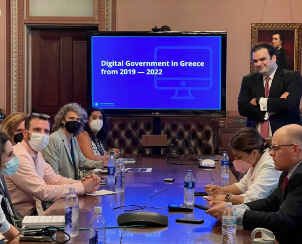 Πιερρακάκης στο Λευκό Οίκο: Παρουσίασε την ψηφιακή στρατηγική της Ελλάδας