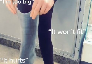 Μια γυναίκα πετσοκόβει μέσα 30 δευτερόλεπτα όσους ισχυρίζονται ότι τους στενεύει το προφυλακτικό