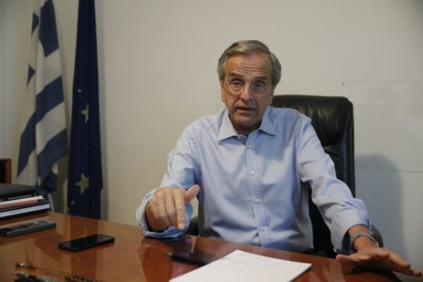 Σαμαράς: Η Τουρκια δεν μπορεί να ενταχθεί στο σχεδιασμό της Δύσης όσο υιοθετεί το δόγμα της «Γαλάζιας Πατρίδας»