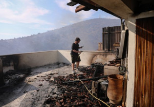 Υπηρεσία Copernicus: Στάχτη 4.322 στρέμματα στην πυρκαγιά της Άνω Γλυφάδας