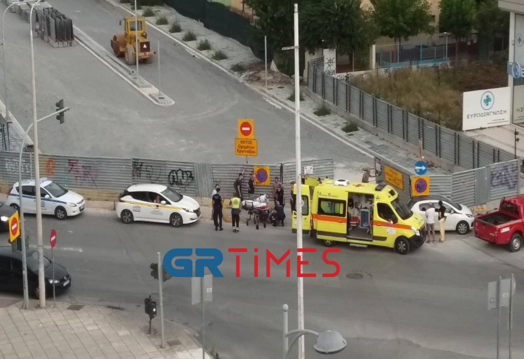 Θεσσαλονίκη: Λαμαρίνα από εργοτάξιο αποκολλήθηκε από τους ανέμους και χτύπησε άντρα στο κεφάλι