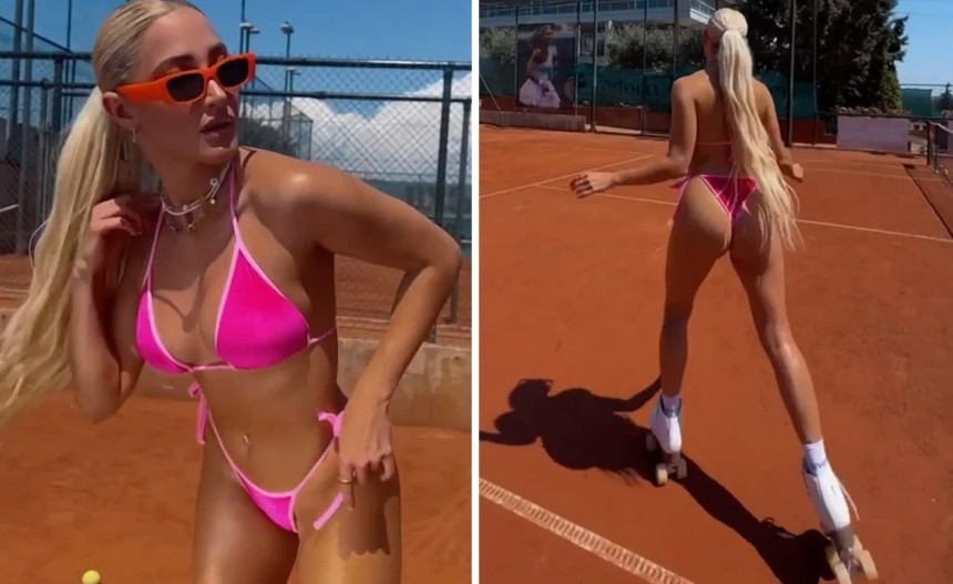 Ιωάννα Τούνη: Τρελαίνει το Instagram κάνοντας...  rollers με το σέξι μπικίνι της