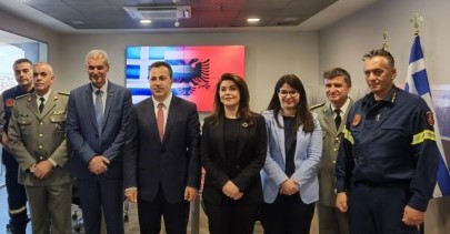 Συνάντηση Ευάγγελου Τουρνά με τον Υπουργό Άμυνας Αλβανίας