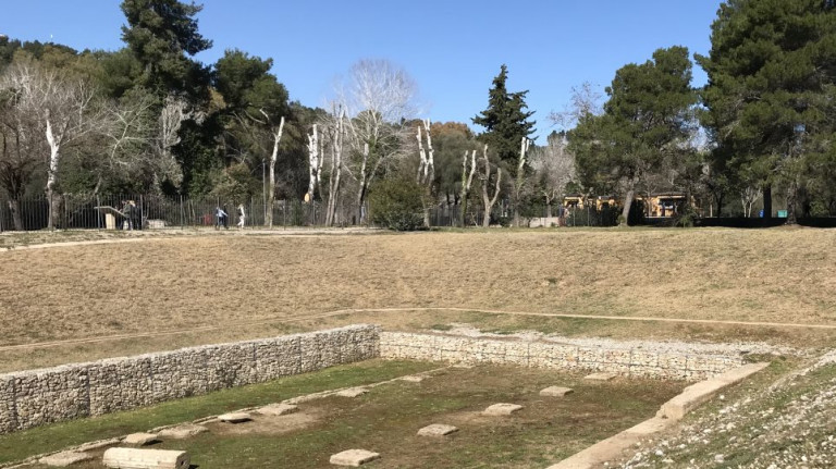 Στην Αρχαία Ολυμπία η Λίνα Μενδώνη και ο Χρήστος Στυλιανίδης