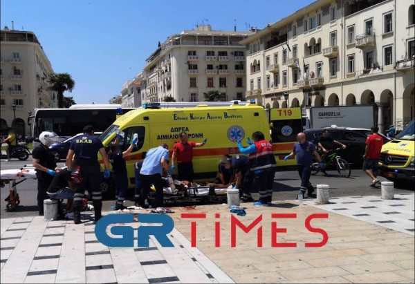 Θεσσαλονίκη: Αγρια συμπλοκή με τραυματίες στο Άγαλμα Βενιζέλου