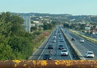 Θεσσαλονίκη: Με χαμηλές ταχύτητες η έξοδος των εκδρομέων για Χαλκιδική
