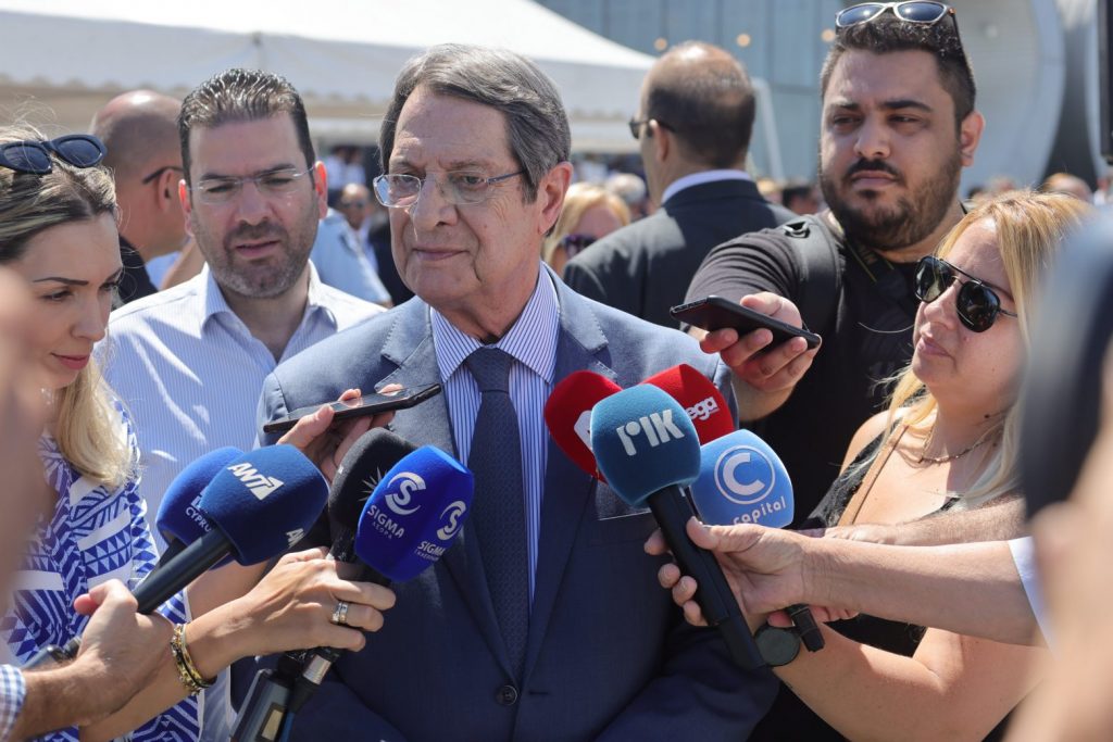 Μήνυμα Αναστασιάδη σε ΟΗΕ για το διορισμό απεσταλμένου: Να ενεργεί σύμφωνα με τα ψηφίσματα των ΗΕ