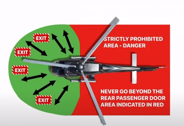 Air Bell 407: Ειδικοί δίνουν οδηγίες επιβίβασης και αποβίβασης για το ελικόπτερο που ενεπλάκη στο δυστύχημα στα Σπάτα