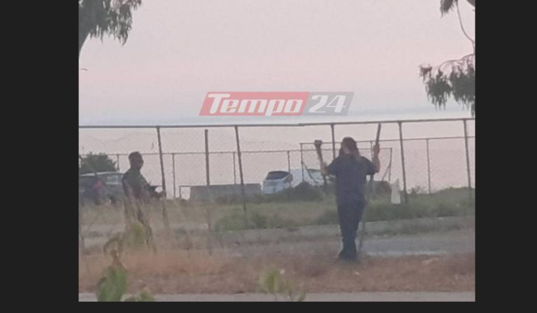 Πάτρα: Αρνείται να παραδώσει το όπλο και την φιάλη υγραερίου – Στο σημείο διαπραγματευτής της αστυνομίας