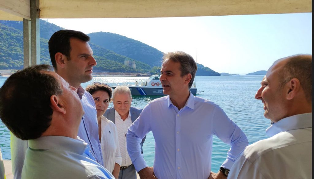 Κυριάκος Μητσοτάκης: Επισκέφθηκε το Λιμάνι Ηγουμενίτσας και τα έργα επέκτασης του Λιμανιού