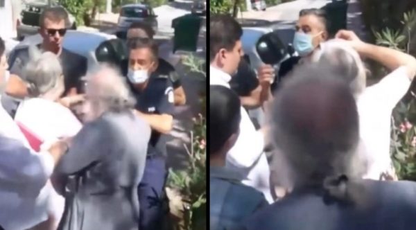 «Μην τον χτυπάτε είναι ιερέας»: Χαμός με αστυνομικούς και πιστούς – Δεν τους άφηναν να πάνε για λειτουργία
