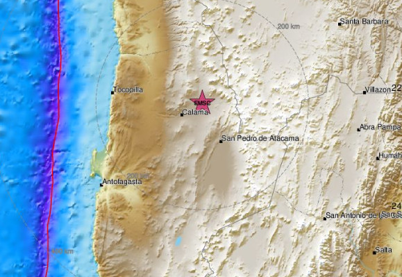 Σεισμός 6,1 Ρίχτερ στη Χιλή