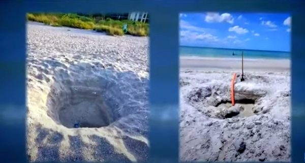 TikTok: Σε viral πρόκληση αποδίδονται οι μυστηριώδεις τρύπες σε παραλίες της Φλόριντα