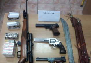 Χανιά: Τον κατήγγειλε η σύντροφός του για κακοποίηση και παρέδωσε στους αστυνομικούς ολόκληρο οπλοστάσιο