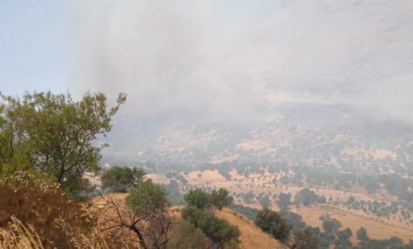 Φωτιά στην Κρύα Βρύση Ρεθύμνου: Εκκενώθηκε χωριό – Στη μάχη και εναέρια μέσα