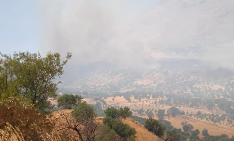 Φωτιά στην Κρύα Βρύση Ρεθύμνου: Εκκενώθηκε χωριό – Στη μάχη και εναέρια μέσα
