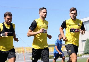 ΑΕΚ: Πρώτη προπόνηση και ομιλία Αλμέιδα στους παίκτες (pics)