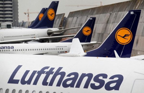 Γερμανία: Ακυρώνονται σχεδόν όλες οι πτήσεις της Lufthansa για την Τετάρτη λόγω απεργίας