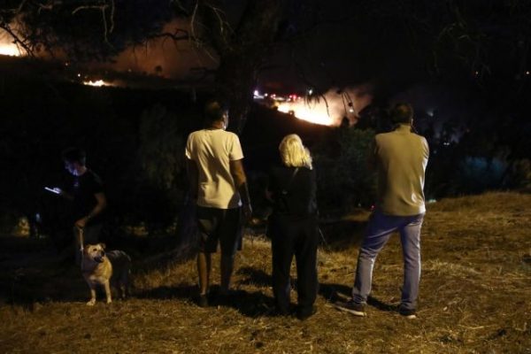 Φωτιά στην Πεντέλη: Αποφεύγετε τη μετακίνηση στη Λ. Μαραθώνος – Νέο μήνυμα από το 112