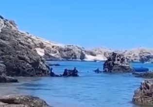 Ρόδος: Δεκάδες μετανάστες έφτασαν στην παραλία Τσαμπίκα