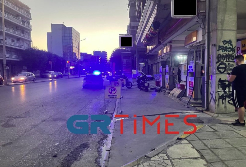Θεσσαλονίκη: Ένοπλη ληστεία σε βενζινάδικο - Με καπέλο και κολάρο ο δράστης