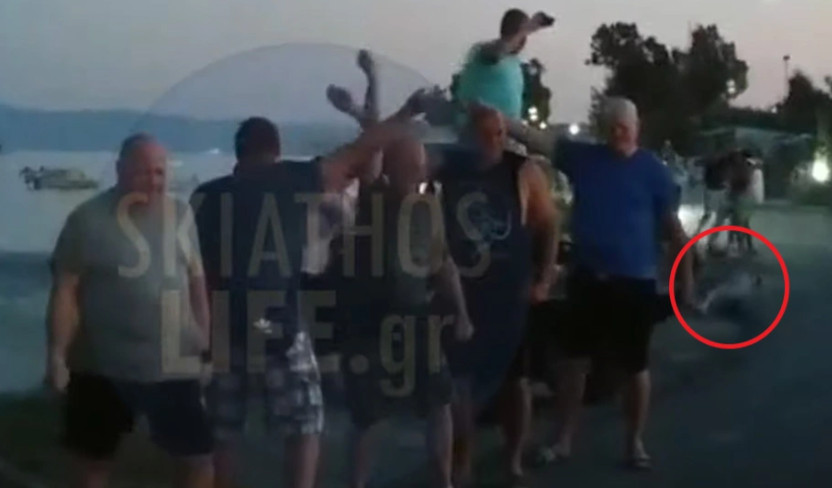 Σκιάθος: Βίντεο – ντοκουμέντο από την εκτίναξη της 61χρονης τουρίστριας στο αεροδρόμιο