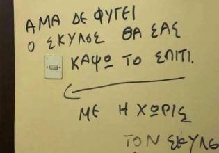 Θεσσαλονίκη: Απείλησε ότι θα της κάψει το σπίτι αν δεν φύγει ο σκύλος