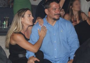 Πύρρος Δήμας – Αφροδίτη Σκαφίδα: Αγκαλιές και φιλιά σε βραδινή έξοδο [Φωτογραφίες]