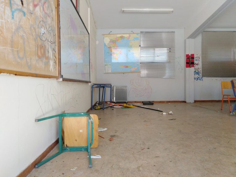Βαρυχειμωνιά στην Άνοιξη από τους βανδαλισμούς σχολείων