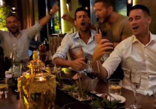 Το γλέντι του Τζόκοβιτς στη Σερβία με το τρόπαιο του Wimbledon (vids)