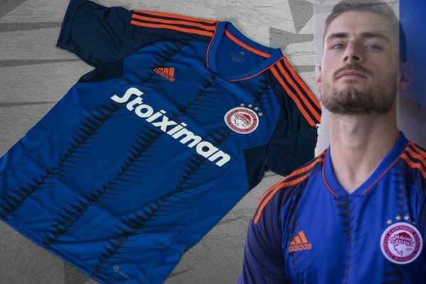 Αυτή είναι η δεύτερη φανέλα του Ολυμπιακού – Με τα (νέα) μπλε κόντρα στη Μακάμπι Χάιφα