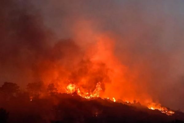 Σάμος:  Μάχη να περιοριστεί το πύρινο μέτωπο