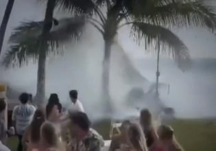 Πελώριο κύμα κατέστρεψε γαμήλιο πάρτι στη Χαβάη