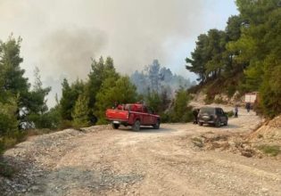 Χαλκιδική: Άνεμοι δυσχεραίνουν το έργο των πυροσβεστών στη Μόλα Καλύβα Κασσάνδρας – Τι συμβαίνει στη Φούρκα