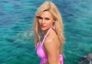 Η Βίκυ Κάβουρα με ένα «διάφανο και ροζ μπικινι, κάνει ντου και τρομάζει ο ντουνιάς»