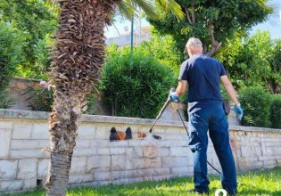 Δήμος Αθηναίων: Ολοκληρώθηκαν μεγάλες επιχειρήσεις αντι-γκράφιτι στην πλατεία Λαρίσης και στο πάρκο Δεξαμενής