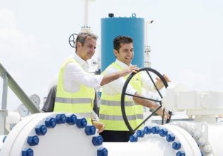 Κομοτηνή: Μητσοτάκης και Πετκόφ έθεσαν σε λειτουργία τον αγωγό φυσικού αερίου IGB