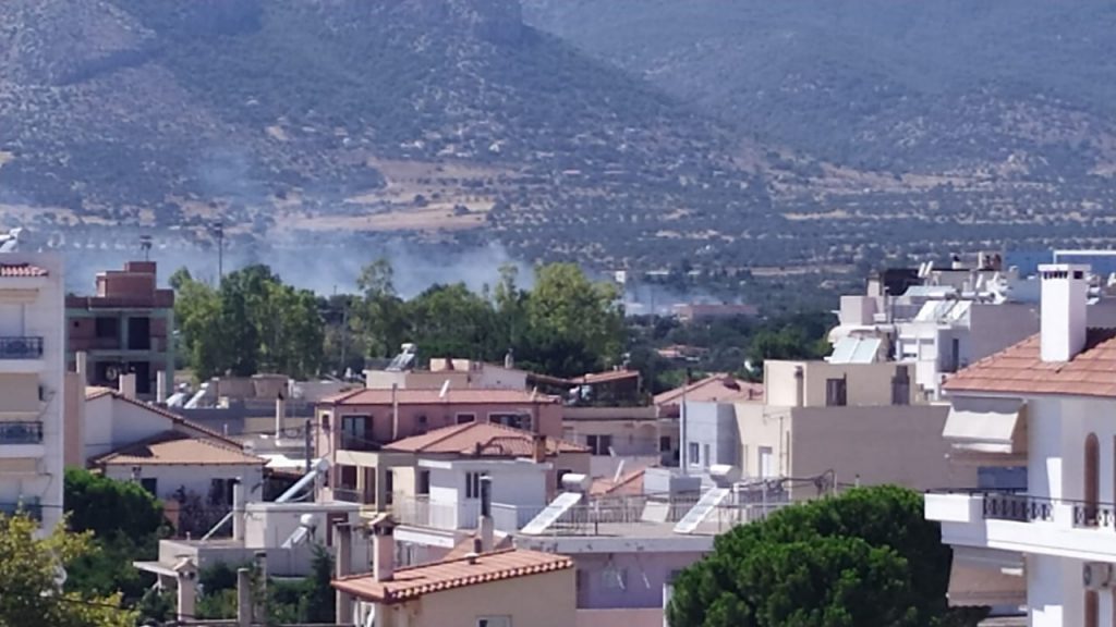 Φωτιά στο Κορωπί