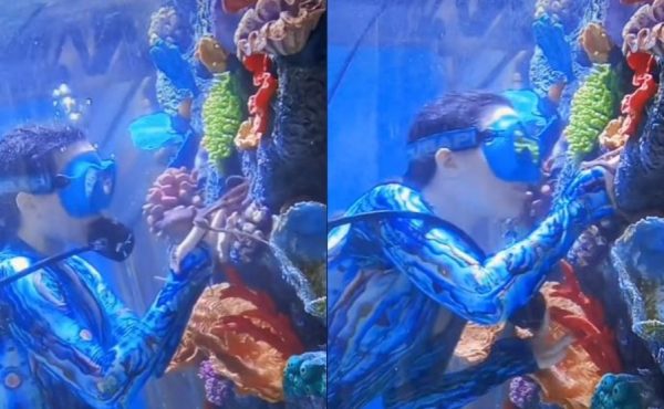 Ένα χταπόδι που θέλει συνεχώς παιχνίδια και… φιλί για καληνύχτα